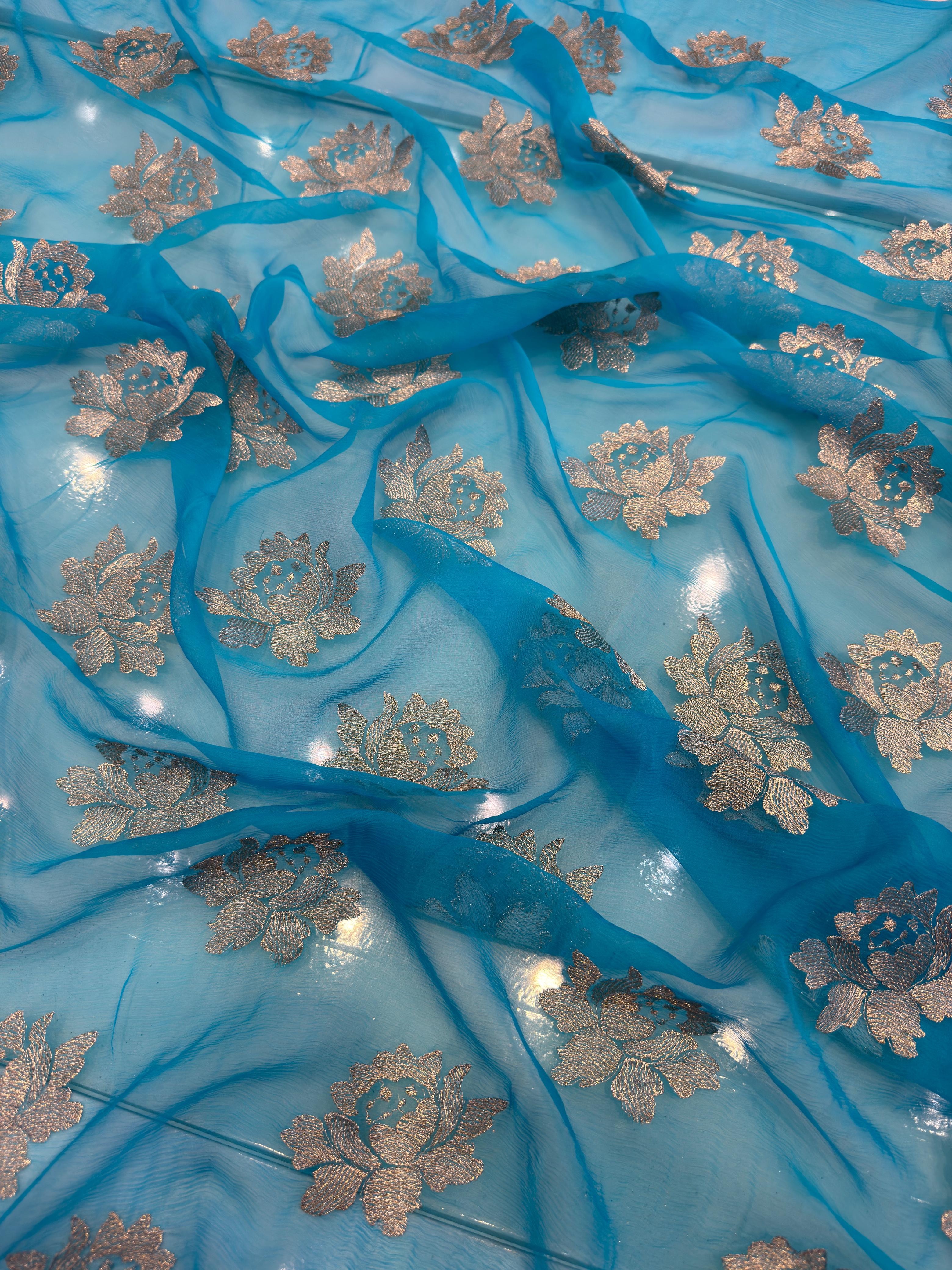 Azure dream fabric