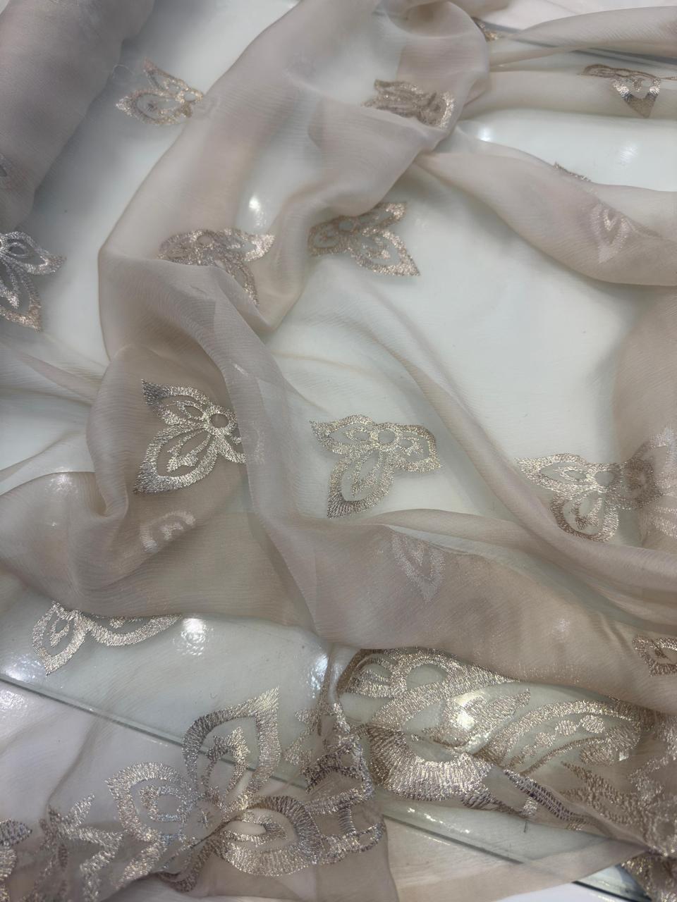 Elegant zari fabric