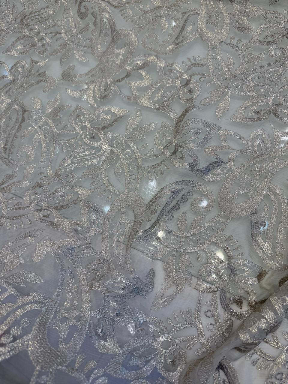 Elegant zari fabric
