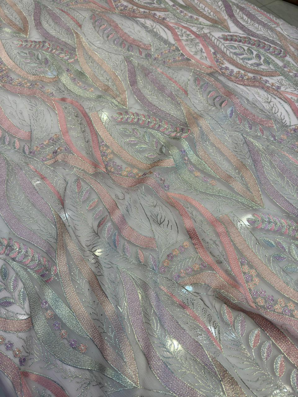 Embroidery multicoloured