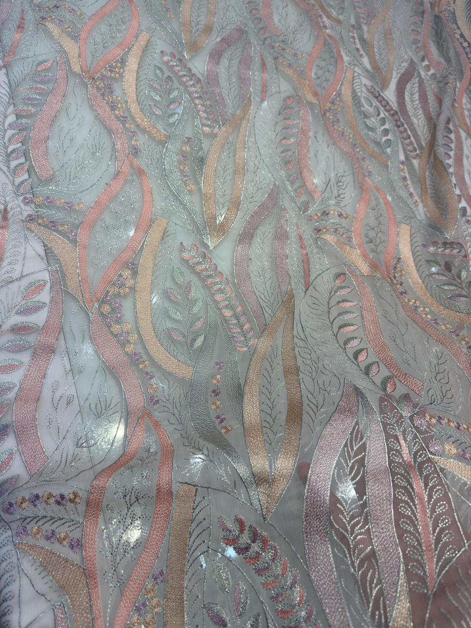 Embroidery multicoloured