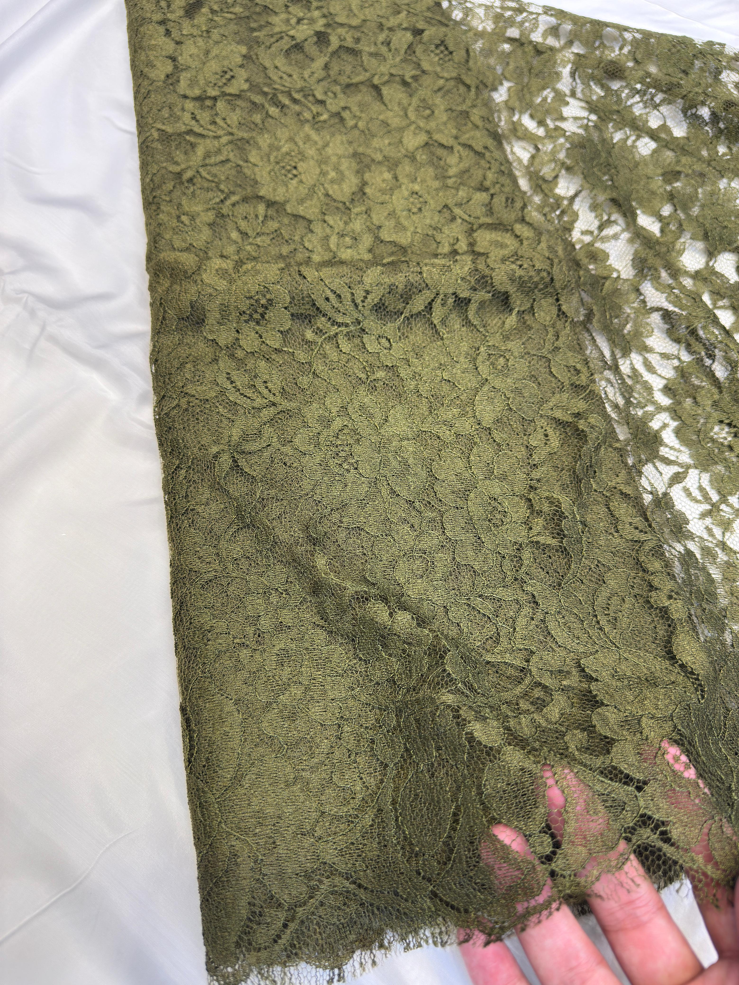 Resham olive green